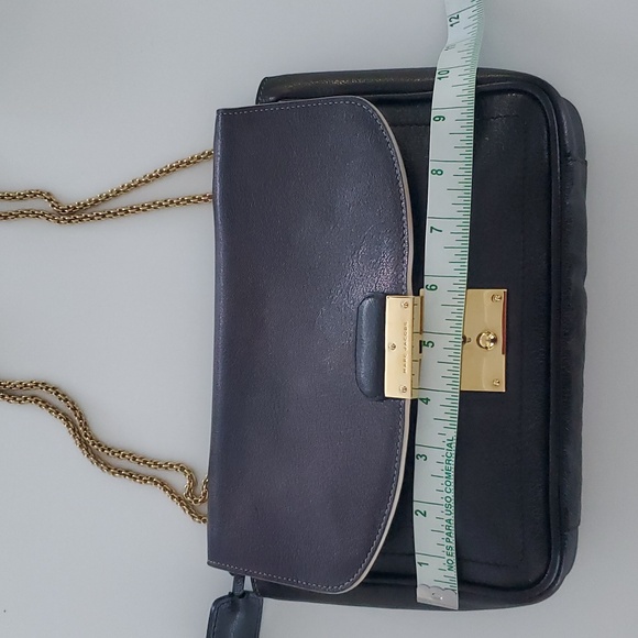 Marc Jacobs "Mini Polly" Convertible Leather Crossbody & Shoulder Bag - Picture 12 of 16